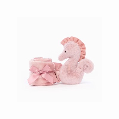 Jellycat Sienna Seahorse Soothers New Zealand | JEODX4823